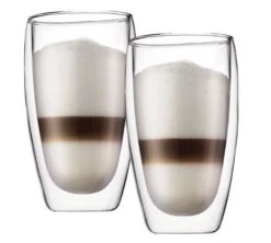Café De Qualité 19 Verres Double Paroi BODUM - Pavina 2x45cl