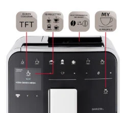 Melitta Barista T Smart Connectée Argent/Noir F830-101 -Café De Qualité 4 barista t smart f830 101