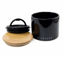 Lot 2 Boîtes Conservatrices Céramique Noir Avec Vide D'air 500g Et 250g - Airscape -Café De Qualité air