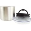 Boîte Conservatrice Inox Argent Avec Vide D'air 250g - Airscape