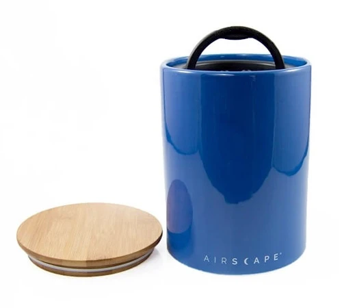 Boîte Conservatrice Céramique Bleu Avec Vide D'air 500g - Airscape 3 Boîte Conservatrice Céramique Bleu Avec Vide D'air 500g - Airscape – Image 3