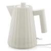 Bouilloire électrique 1L Plissé Blanche - ALESSI