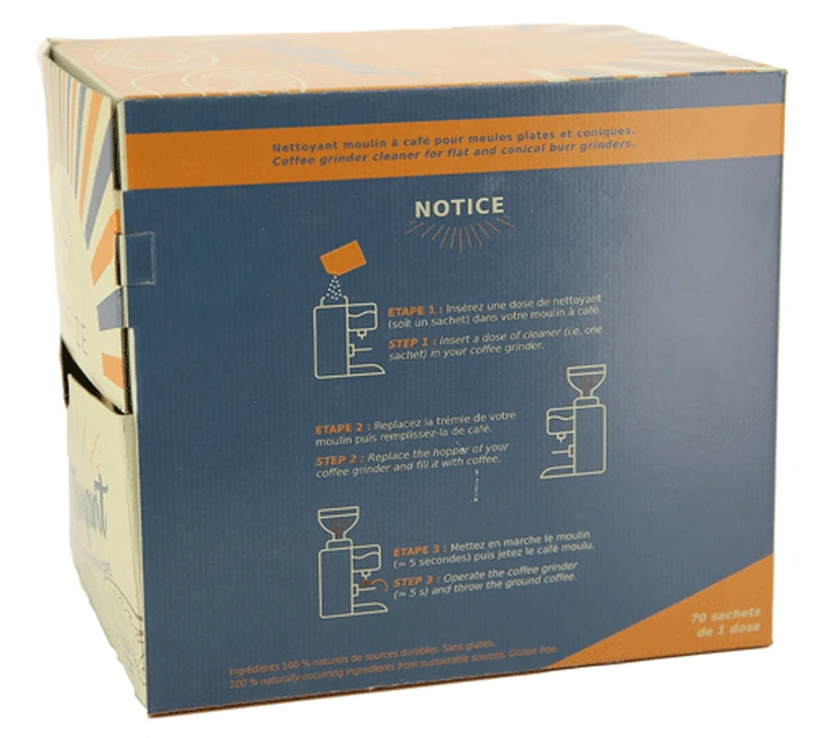 Carton De 70x15g De Nettoyant Pour Moulin ARFIZE 4 Carton De 70x15g De Nettoyant Pour Moulin ARFIZE – Image 4