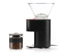 Moulin à Café BODUM Bistro 10903-01EURO-3 Noir Avec Timer -Café De Qualité bodum bistro 10903 01euro 3 3