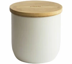 Boîte De Conservation - En Bambou Et Métal Crème 1.2L - PEBBLY