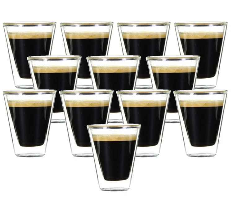 12 Verres Double Paroi Caffeino 8.5 Cl BORMIOLI ROCCO 1 12 Verres Double Paroi Caffeino 8.5 Cl BORMIOLI ROCCO