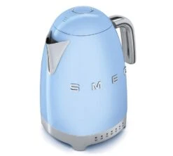 Bouilloire SMEG KLF04PBEU Bleu Azur - Température Réglable + Offre Cadeau -Café De Qualité bouil smeg azur