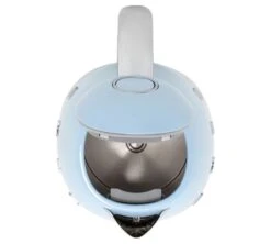 Bouilloire SMEG KLF04PBEU Bleu Azur - Température Réglable + Offre Cadeau -Café De Qualité bouil smeg dessus