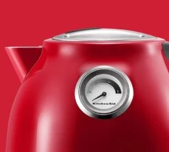 Bouilloire KitchenAid Rouge Pomme D'Amour 1,5L - 5KEK1522ECA + Offre Cadeau -Café De Qualité bouil zoom rouge