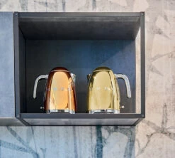 Bouilloire SMEG KLF03GOEU Or - 1.7L + Offre Cadeau -Café De Qualité bouilloire cuivre et or