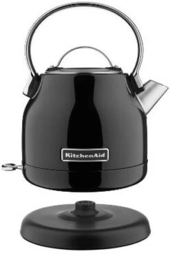 Bouilloire KitchenAid Noire - Onyx - 1.25L + Offre Cadeau -Café De Qualité bouilloire sans fil noir onyx