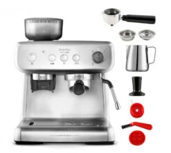 Machine Expresso Avec Broyeur BREVILLE Barista Max VCF126X-01 -Café De Qualité breville baristamax 4