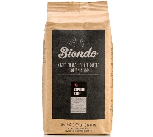 Café En Grains Biondo (torréfaction Filtre) 100% Arabica - 500g - Goppion Caffe 1 Café En Grains Biondo (torréfaction Filtre) 100% Arabica - 500g - Goppion Caffe