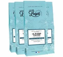 Café En Grains : Le Blend Italien (Mélange Italien) 1 Kg - CAFÉS LUGAT