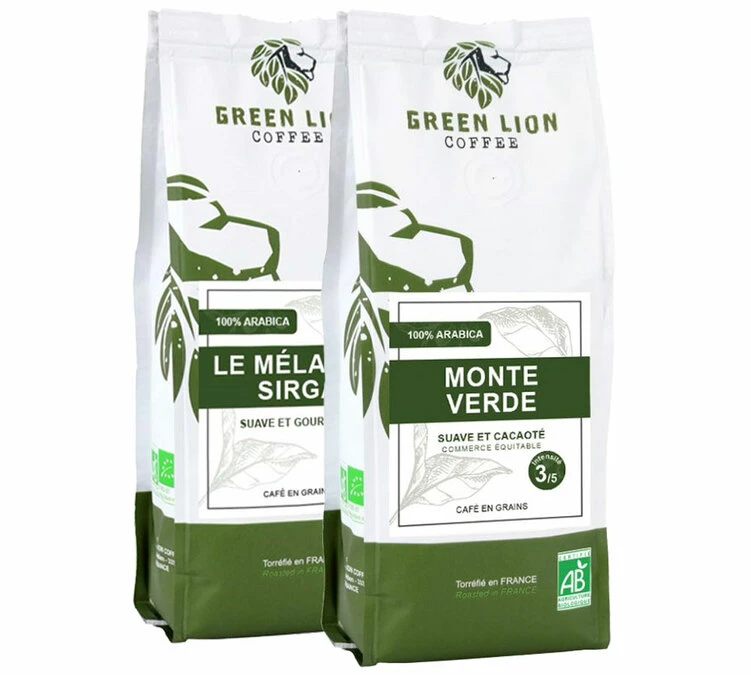 Pack Duo 100 % Savoir-faire Français - 2 X 250 G - GREEN LION COFFEE 1 Pack Duo 100 % Savoir-faire Français - 2 X 250 G - GREEN LION COFFEE