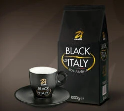 1 Kg Café En Grain Black Of Italy Zicaffè -Café De Qualité cafeengrainzicaffeblackofitaly