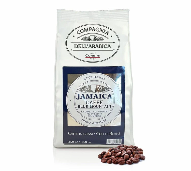 250g Café En Grains - Jamaica Blue Mountain - CAFFE CORSINI 1 250g Café En Grains - Jamaica Blue Mountain - CAFFE CORSINI