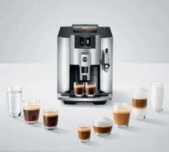 JURA E8 Chrome EB Smart Connect Offert Garantie 3 Ans -Café De Qualité expresso broyeur jura e8 chrome boissons