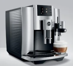 JURA E8 Chrome EB Smart Connect Offert Garantie 3 Ans -Café De Qualité expresso broyeur jura e8 chrome cappuccino