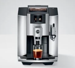 JURA E8 Chrome EB Smart Connect Offert Garantie 3 Ans -Café De Qualité expresso broyeur jura e8 chrome double cafe