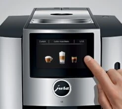 JURA S8 Chrome Smart Connect Inclus Garantie 3 Ans -Café De Qualité expresso broyeur s8 chrome ecran