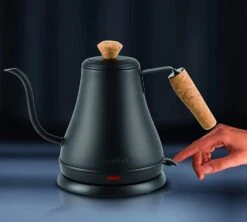 Bouilloire électrique BODUM à Long Bec Gooseneck Noir Mat 0.8L -Café De Qualité gooseneck noir2