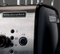 Grille-pain KITCHENAID - Onyx Noir 5KMT221EOB Noir Onyx -Café De Qualité gp emp bouton