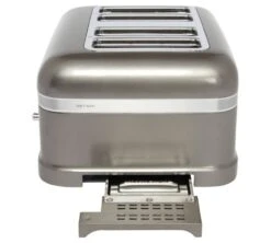 Toaster KitchenAid 5KMT4205EMS Artisan 4 Tranches Gris Etain -Café De Qualité gp etain