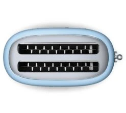 Grille-pain TSF02PBEU 4 Tranches Bleu Azur - SMEG -Café De Qualité gp fentesblazu smeg
