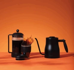 Bouilloire Traditionnelle Gooseneck - Inox Cuivré à Long Bec - 1L - BODUM -Café De Qualité image secondaire 89622 1