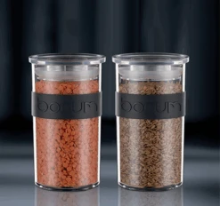 4 Bocaux Noirs - Conservation PC PRESSO - 25 Cl -BODUM -Café De Qualité image secondaire boite 3.0