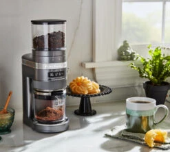 Moulin à Café KITCHENAID Artisan 5KCG8433EMS Gris étain -Café De Qualité kitchenaid moulin gris 4