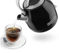 Bouilloire KitchenAid Noire - Onyx - 1.25L + Offre Cadeau -Café De Qualité kitchenaidbouil noire