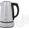 Bouilloire Kottea KT102 Température Réglable Inox 1.7L + 2 Verres Mila 25 Cl