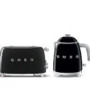 Set Petit-Déjeuner Grille-Pain TSF01BLEU Et Bouilloire KLF05BLEU Noir - SMEG