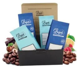 Coffret Découverte Cafés Lugat (4 Cafés En Grains X 250g)