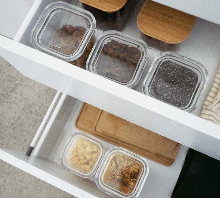 Boîte De Conservation Carrée En Verre 800ml - PEBBLY 2 Boîte De Conservation Carrée En Verre 800ml - PEBBLY – Image 2