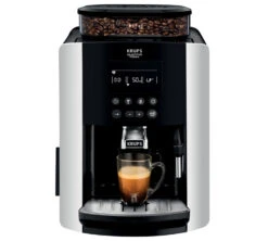 Krups Arabica Noire Argent YY3075FD -Café De Qualité machine a cafe krups yy3075fd face