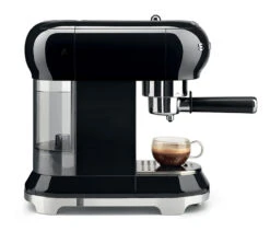 Set Petit-Déjeuner (Toaster - Machine Expresso - Bouilloire) Noir - SMEG -Café De Qualité machine smeg 1