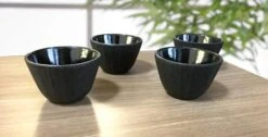 Lot De 4 Tasses En Fonte Noire 12cl - The Kitchenette -Café De Qualité mood viva scandinavia