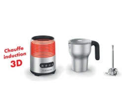 Mousseur à Lait / Chocolatière Induction Inox BCL540- Riviera-et-Bar -Café De Qualité mousseur rievera1