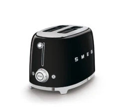 Set Petit-Déjeuner Grille-Pain TSF01BLEU Et Bouilloire KLF05BLEU Noir - SMEG -Café De Qualité pr