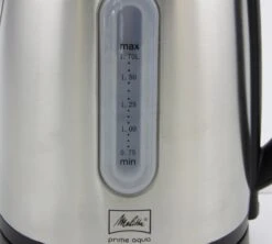 Bouilloire Melitta Prime Aqua Noir Inox 1.7L -Café De Qualité primeaqua 17l fen