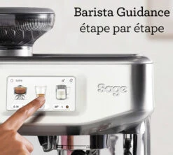Machine Expresso SAGE Barista Touch Impress SES881BTR4FEU1 Inox Noir Truffe 6 Machine Expresso SAGE Barista Touch Impress SES881BTR4FEU1 Inox Noir Truffe -Café De Qualité sage baristatouchimpress inox noir 3 1