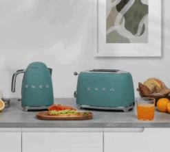 Grille-pain SMEG Vert émeraude Mat TSF01EGMEU 2 Tranches -Café De Qualité smeg4