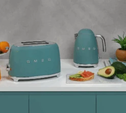 Grille-pain SMEG Vert émeraude Mat TSF01EGMEU 2 Tranches -Café De Qualité smeg5