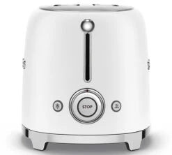 Grille-pain SMEG TSF01WHMEU 2 Tranches Blanc Mat -Café De Qualité smeg grilpain bmat4