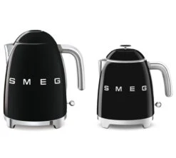 Mini Bouilloire KLF05BLEU 0,8 L - Noir + Offre Cadeau - SMEG -Café De Qualité smeg mini b noir2