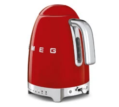 Bouilloire KLF04RDEU Temperature Réglable Rouge 1,7 L + Offre Cadeau - SMEG -Café De Qualité smeg rouge vernis