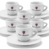 Lot De 6 Tasses Et Sous Tasse Espresso Blanche - Tonino Lamborghini -